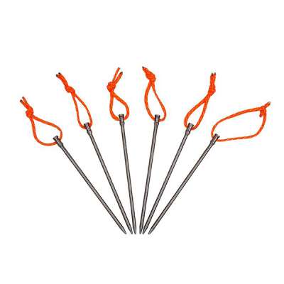 camping accessory Titanium tent peg, tent stakes, camping tent poles